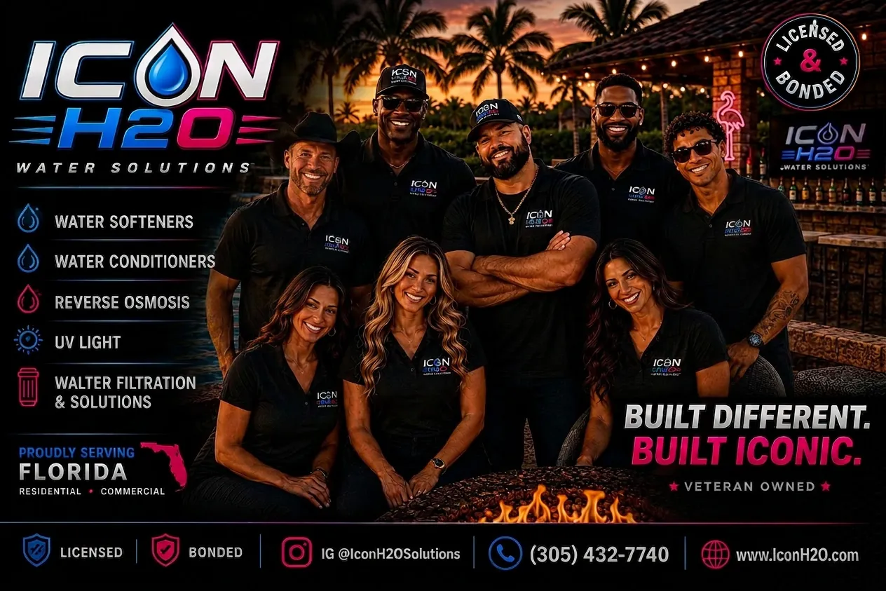 ICON H2O Water Solutions team — veteran owned, serving Florida